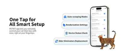 PETKIT PUROBOT MAX PRO självrengörande kattlåda med kamera och appstyrning