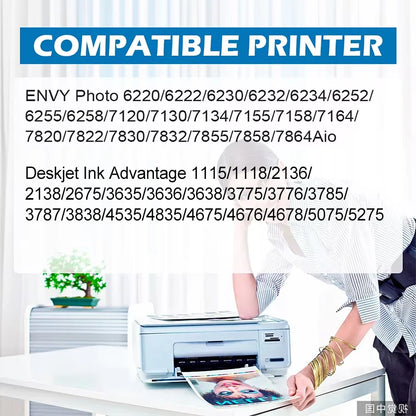 Reprinpic 664XL Bläckpatron för HP DeskJet-skrivare