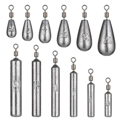 5pcs/lot 3.5g 5g 7g 10g 14g 20g Fishing Weight Sinker Water Drop Weights Carp Fishing Baits Sinker Fishing Tackle Accessories