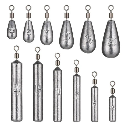 5pcs/lot 3.5g 5g 7g 10g 14g 20g Fishing Weight Sinker Water Drop Weights Carp Fishing Baits Sinker Fishing Tackle Accessories