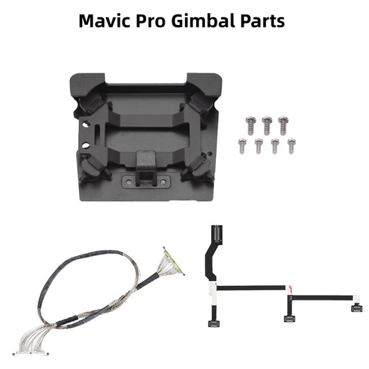 Gimbalreparationsdelar för DJI Mavic Pro & Platinum – Signalkabel, flattkabel & dämparbräda