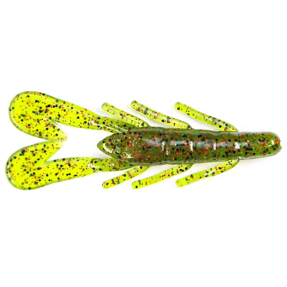PEAK 6pcs Craws Soft Lures Soft Lure Fishing Lures Shrimp Lobster Soft Plastic Lure Fishing Lures