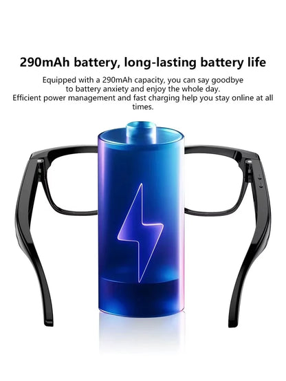 Lenovo Smart Glasses AI Translation 8MP HD Camera 8K Shooting Image Bluetooth Call Video Record Music Smart Motorcycle Glasses