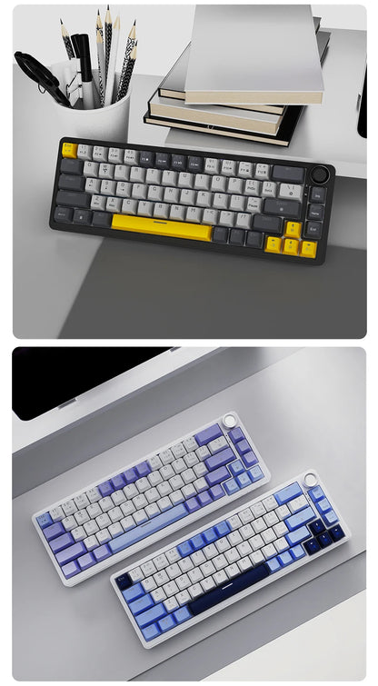 AJAZZ AK690 mekaniskt USB-tangentbord med 68 tangenter – engelsk layout