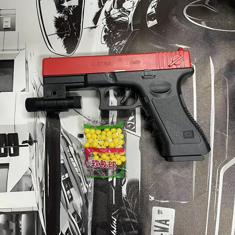 G17 leksakspistol och tillbehör för mjuka projektiler – välj variant