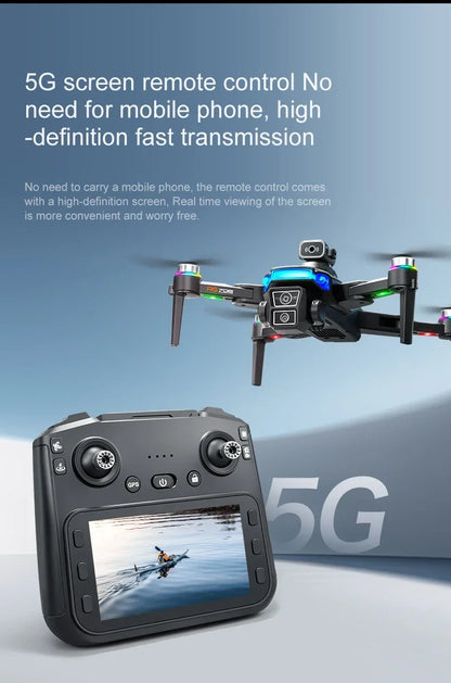 RG706 MAX GPS Drone 8K Professional Dual HD Camera 5G WIFI FPV 360° Obstacle Avoidance Brushless Large Screen Rc Quadcopter Dron