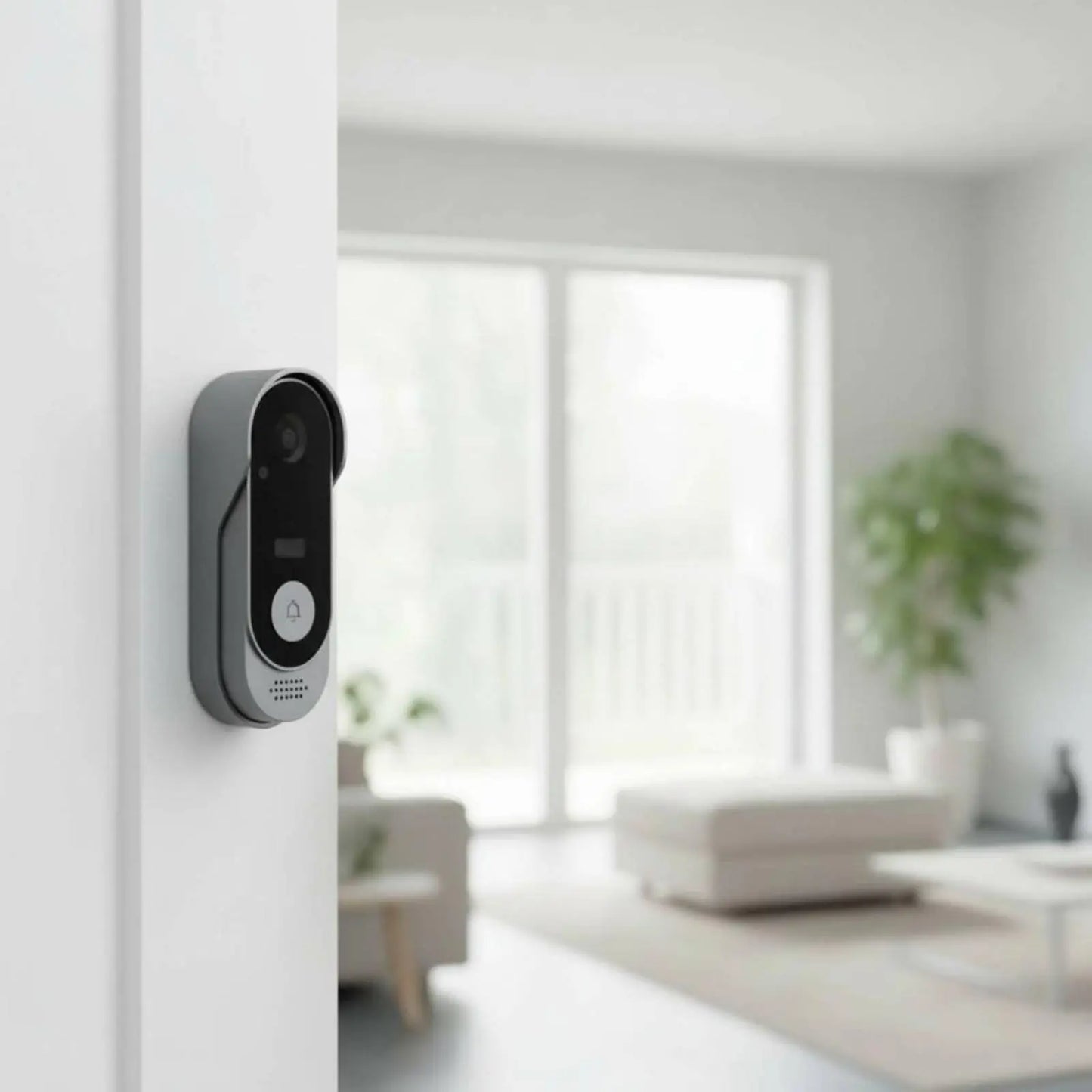 Smart Visuell Dörrkamera – WiFi, 640P, Tvåvägsljud, Rörelsedetektering, IR, Batteridriven