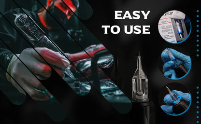 20/10PCS EMALLA Cartridge Tattoo Needles RL RS M1 RM Disposable Sterilized Safety Cartridge Needle for Rotary Tattoo Machine Pen