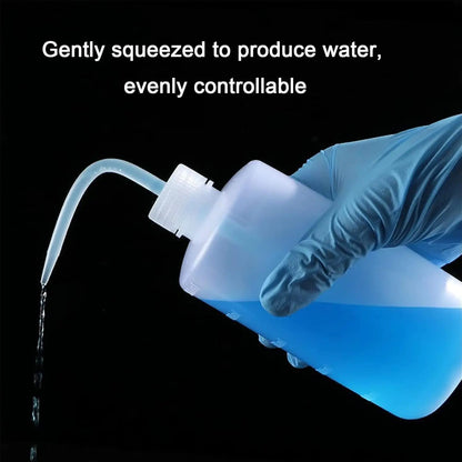 Tattoo Wash Bottle Safety Bottles Watering Tools Plastic Squeeze Bottle with Scale Labels for Succulent Cleaning Washing Tattoo