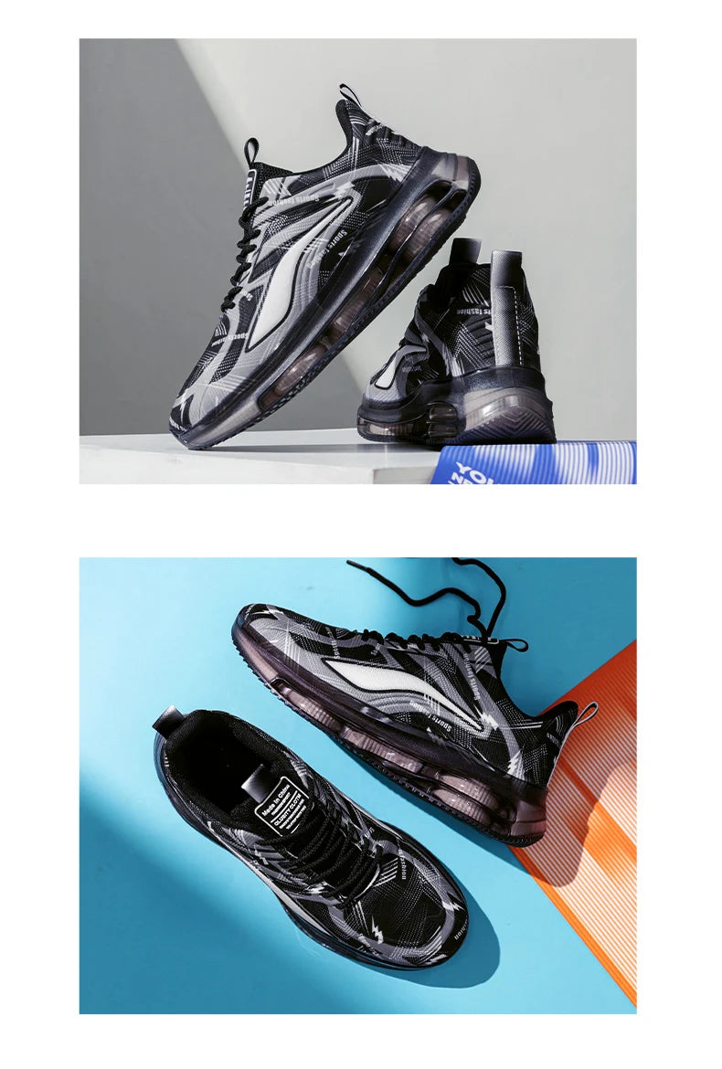 Men's Fashionable Basketball Shoes Air Cushioning Comfortable Non-Slip Breathable Shock-Absorbing Men's Outdoor Activities
