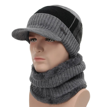 Winter Hats Skullies Beanies Hat Men Winter Beanies For Women Wool Scarf Caps Balaclava Mask Gorras Bonnet Knitted Hat