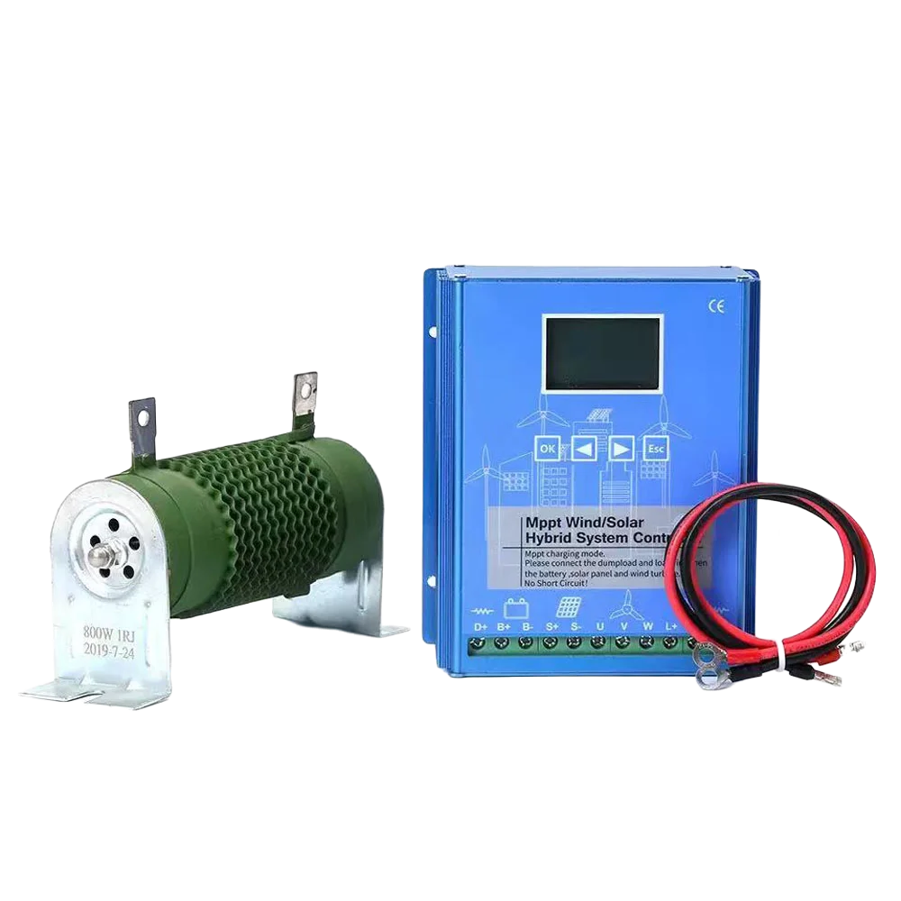 Vertikal Vindturbin 5000W 12V/24V/48V – Lågbullrig Permanent Magnet Off-Grid 220V med Regulator, EU-lager Polen