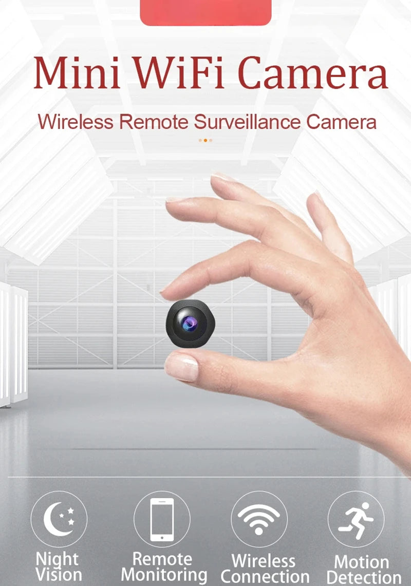 4K HD Mini Wireless Camera Portable Cam Invisible Night Version Camcorder Wifi Remote Monitor Video Voice Recorder Cameras 2026