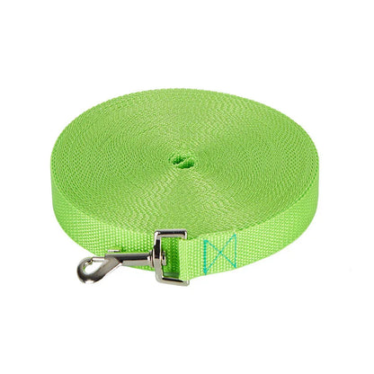 Universal Long Distance Dog Training Leash Firm Nylon Traction Lanyard Anti Bite Comfort Grip Walking Rope Pet Outdoor Accessory