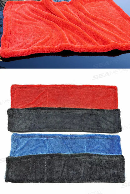 SEAMETAL Heavy-Duty Car Towel 1200GSM Super-Absorption Microfiber Drying Cloth Ultra-Soft Scratch-Free Car Detailing Towel