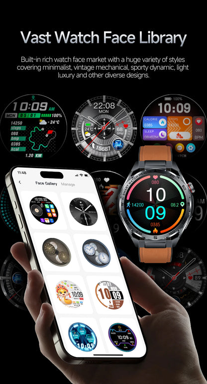 2026 New AI Health Care Accurate Detection ECG Smart Watch Blood Pressure lipids Uric Acid Analysis Bluetooth Call Smart Watches