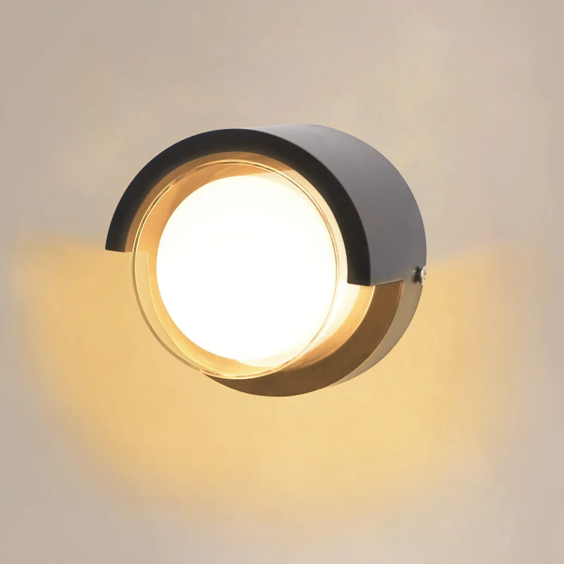 Modern LED Vägglampa In- & Utomhus – Vattentålig, 7 Stilar (B/C/D/F/G/H/I), AC85–265V