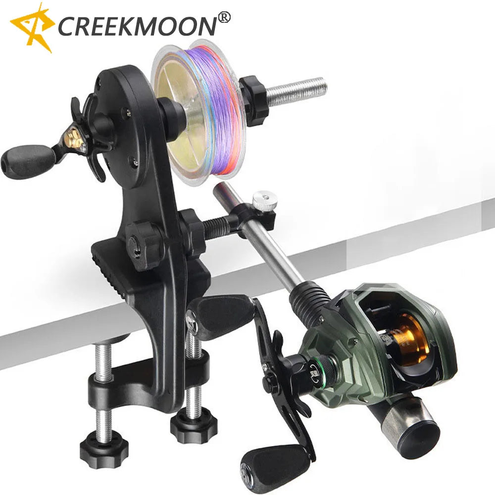 Adjusted Fishing Line Spool Winder System High Speed 2+1BB Spooler Baitcasting Spinning Reel Lines Winding Machine Tackle Tools