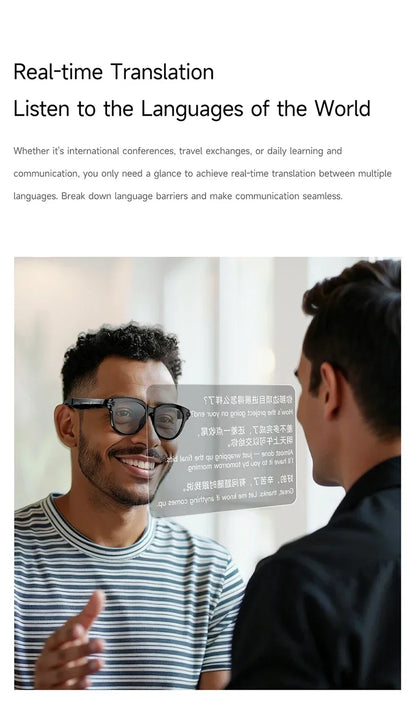 Xiaomi Smart AI Glasses 800W Shooting Camera HD Photo Video Voice Call Translation Waterproof Bluetooth AI Motorcycle Glasses