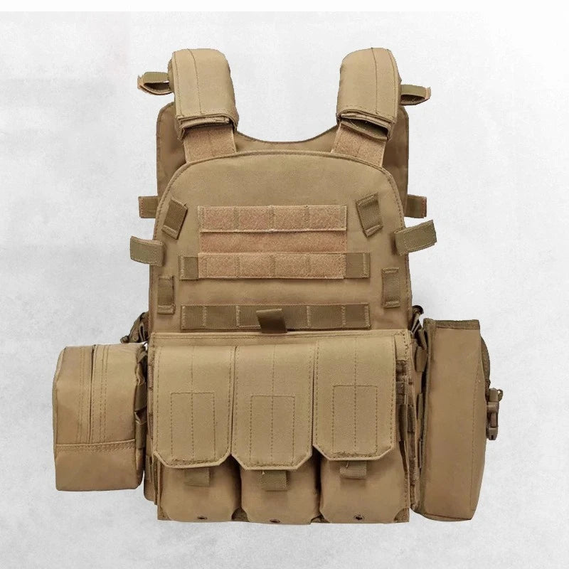 6094 utrustningsväst för airsoft med MOLLE-fästen