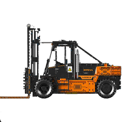Tung gaffeltruck 1:6 med motor byggklossar MouldKing 17044