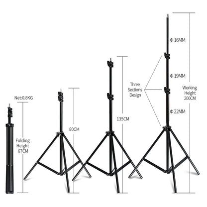 SH 1pc-3Pcs Photography 50x70CM Softbox Lighting Kits Professional Light System With E27 Photographic Bulbs Photo Studio