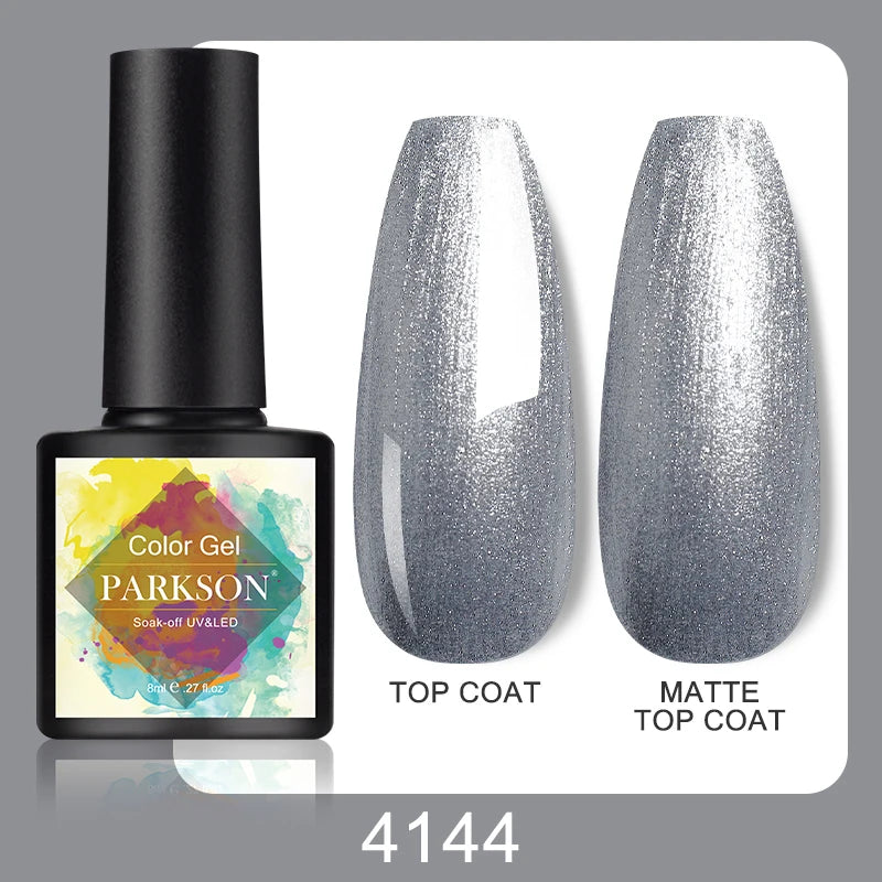 Parkson No Wipe Top Base Coat Nail Gel polish Design Enhancer Varnish Semi Permanent Soak Off UV LED Nail Art Tool