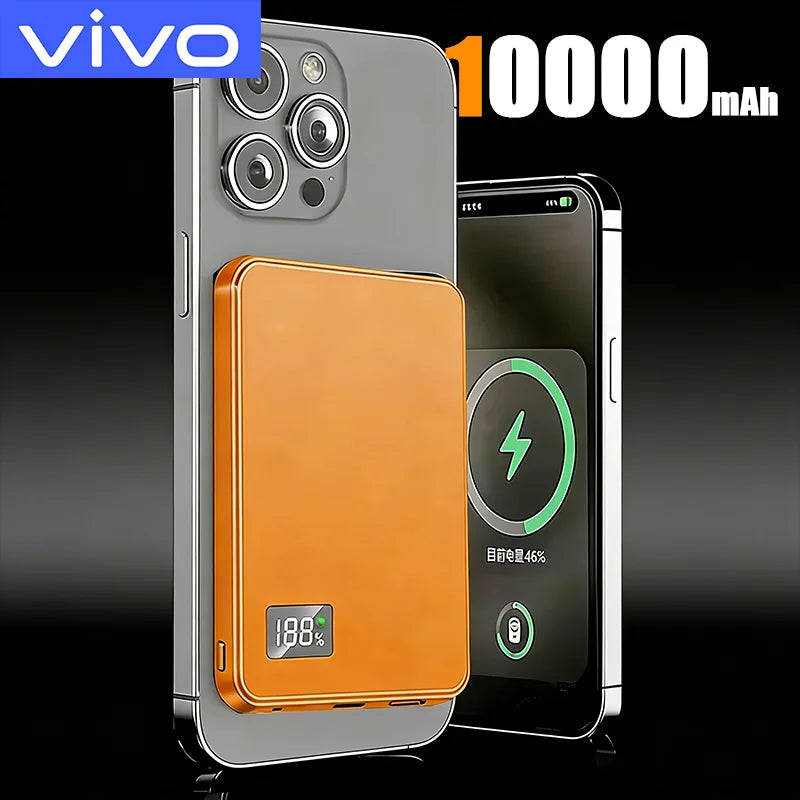 VIVO 500000mAh Magnetic Power Bank PD22.5W Super Fast Charging Portable External Battery for Magsafe For Iphone Samsung Huawei