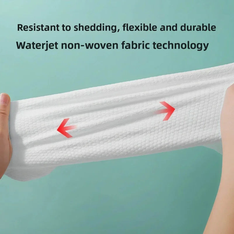 Thickened Large Size Disposable Towel for Face Washing Beauty Salon Foot Bath Towel Soft Absorbent Single Layer Plant Fiber