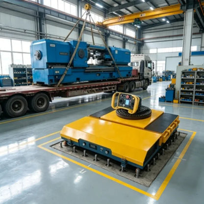 Elektrisk tankvagn med fjärrkontroll för tunga laster