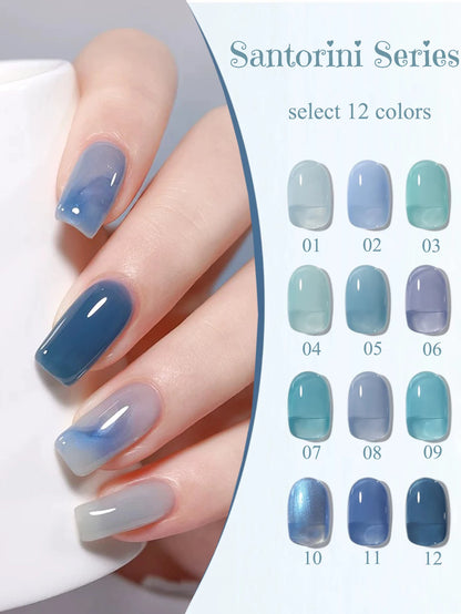 1-30pcs PSK Nude Pink Color Nail Art Ice Transparent Bare Color Nail Enamel 2026 New Net Red Popular White Gel Nail Polish