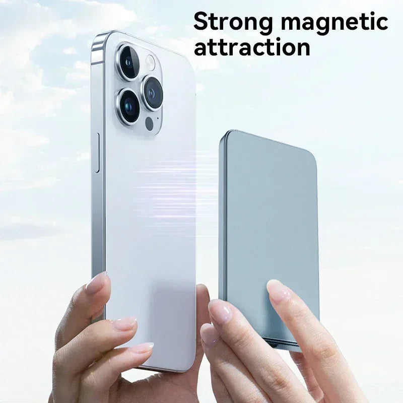 VIVO 50000mAh Thin Magnetic Wireless Power Bank 22.5W Fast Charging Portable External  Battery for Magsafe For iPhone Samsung