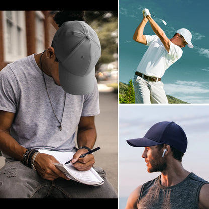 Unisex Classic Mesh Adjustable Breathable Golf Dad Hat Baseball Cap for Running Fishing and Outdoor Activities FC360