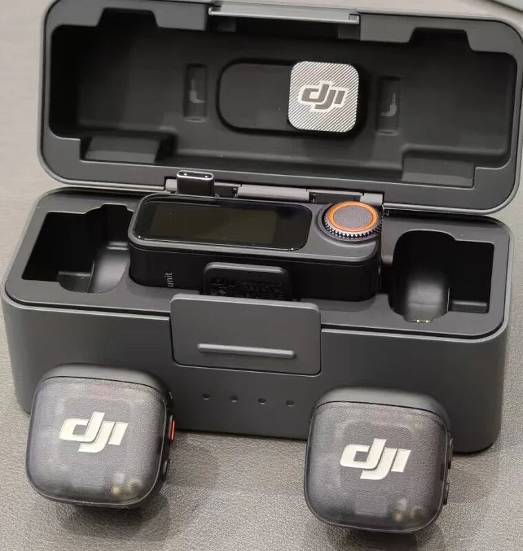 DJI Mic 3 trådlös streamingmikrofon – 32-bit float och brusreducering