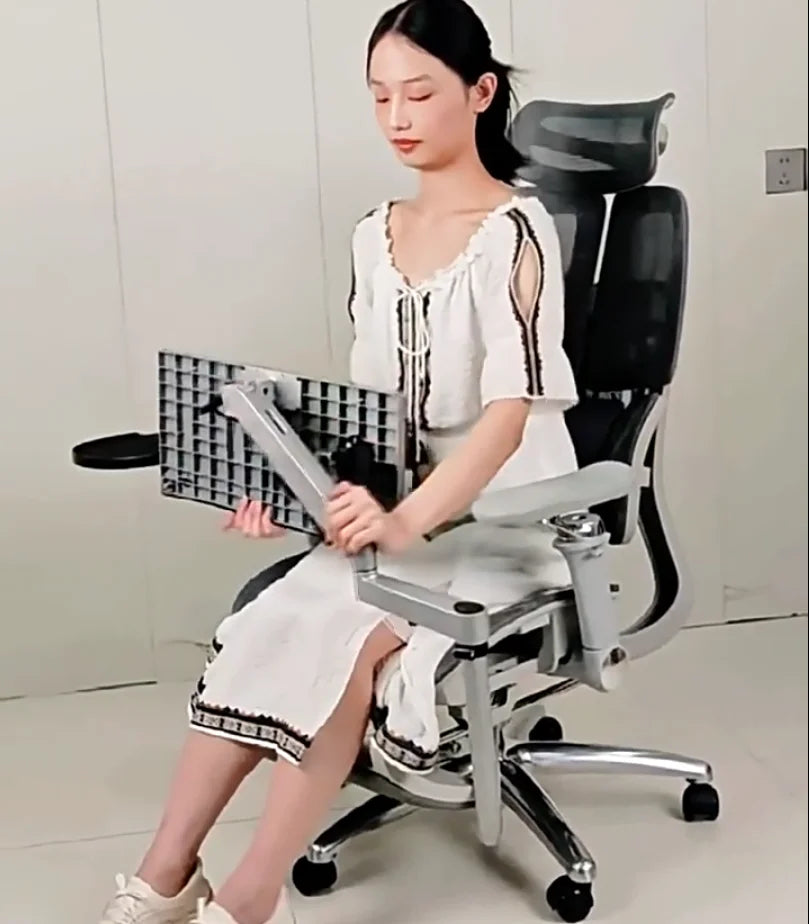 D-MOUNT High OK5030 Multi Functional Gas Spring Arm Laptop Tray Holder Around Chair Legs Lazy Office Stand Mouse Plate Mount