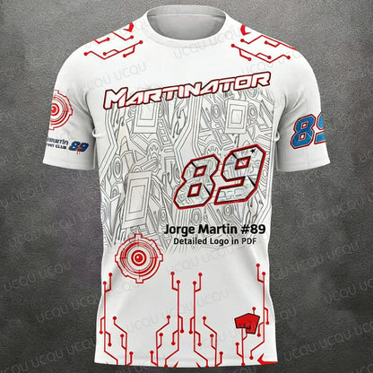 2026 New Motorcycle Racing T-Shirt - Rider #89 Jorge Martín & Rider #72 Marco Bezzecchi Fan Casual Tee for Men and Women