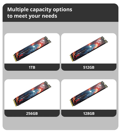 SomnAmbulist SSD M2 NVME 128GB 256GB 512GB 1TB SSD M.2 2280 PCIe 3.0 Internal Solid State Drive For Laptop Desktop Game Console