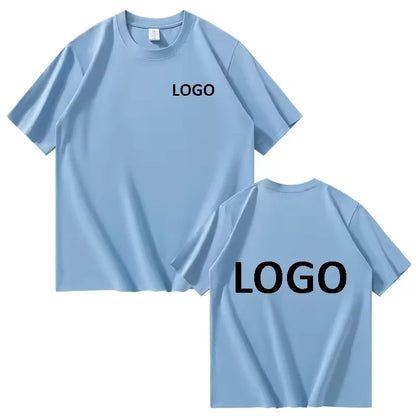 Eget tryck & logotyp, kortärmad t-shirt i bomull, reklamkläder & profilprodukter