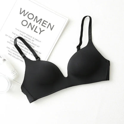 Seamless Bras for Women Push Up Bras No Wire Brassiere A B Cup Underwear Sexy Bralette Three Quarters(3/4 Cup)  Lingerie 2027