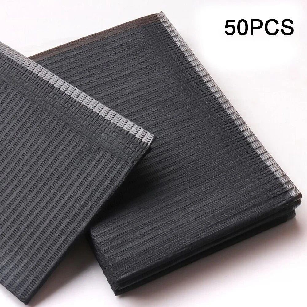 250/125/50/20pcs Black Tattoo Cleaning Wipes Pad Disposable Dental Piercing Bibs Waterproof Sheets Paper Tattoo Accessories