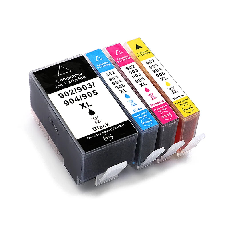 1~5 set 902XL 903XL 904XL 905XL HP903 HP905 bleckpatron kompatibel med HP Officejet Pro-skrivare