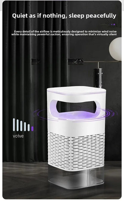 USB Mosquito Trap Electric Silent Bug Zapper Upgraded Inhalation Fly Killer with UV Light Indoor for Home Bedroom Office