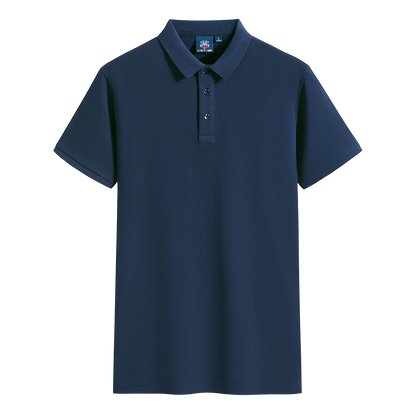 Polo-shirt med Eget Tryck eller Logotyp – 100% Bomull, Unisex S–6XL (Asian)