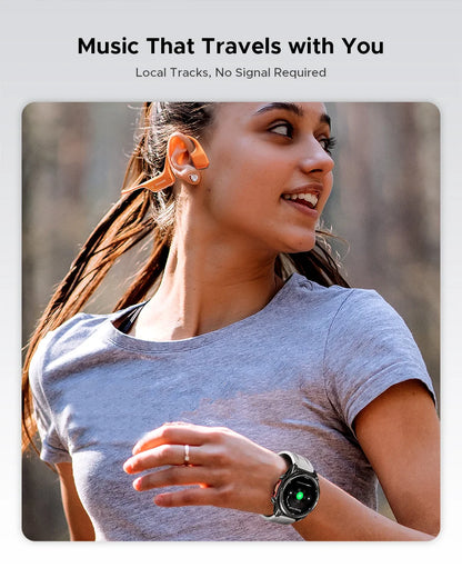 DOOGEE ANYWISE W1 PRO Smartwatch 1.43'' 5ATM Water Resistance 178 Sports Modes Health Monitoring Geomagnetic Sensor Offline Maps
