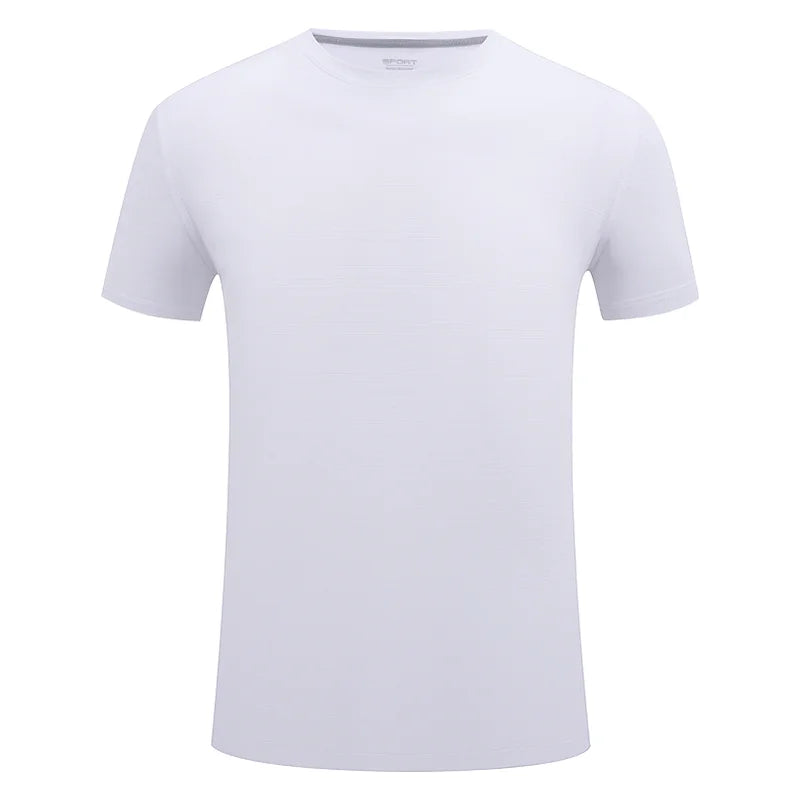 Herr Sport T-Shirt 2026 – Anpassningsbar Logotryck Brodyr Elastisk Quick Dry 9 Färger Asian S–4XL