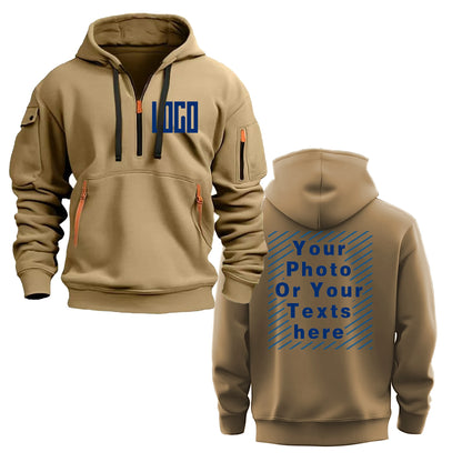 Unisex Hoodie med Eget Tryck – Lös Passform, Flera Fickor | S–XXXL