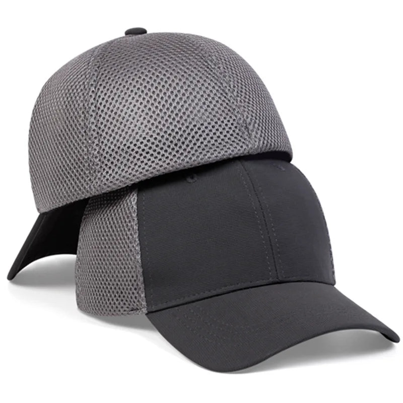 Adult Back Closed Baseball Cap for Small Head Lady Man Blank Hiphop Snapback Hat Fitted Flat Caps 58cm to 60cm