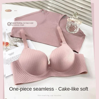 2026 New Push Up Bra for Small Chest  Ultra Thick 6CM Padded No Steel Ring Comfortable & Sexy Lift Lingerie for Flat Chest Women