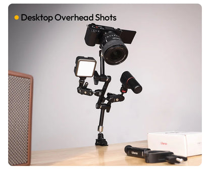 Ulanzi TA10 43cm Magic Articulating Arm with 1/4" 3/8" Screw Hole Mount NATO 3 Section for DSLR Monitor Light Camera Accessories