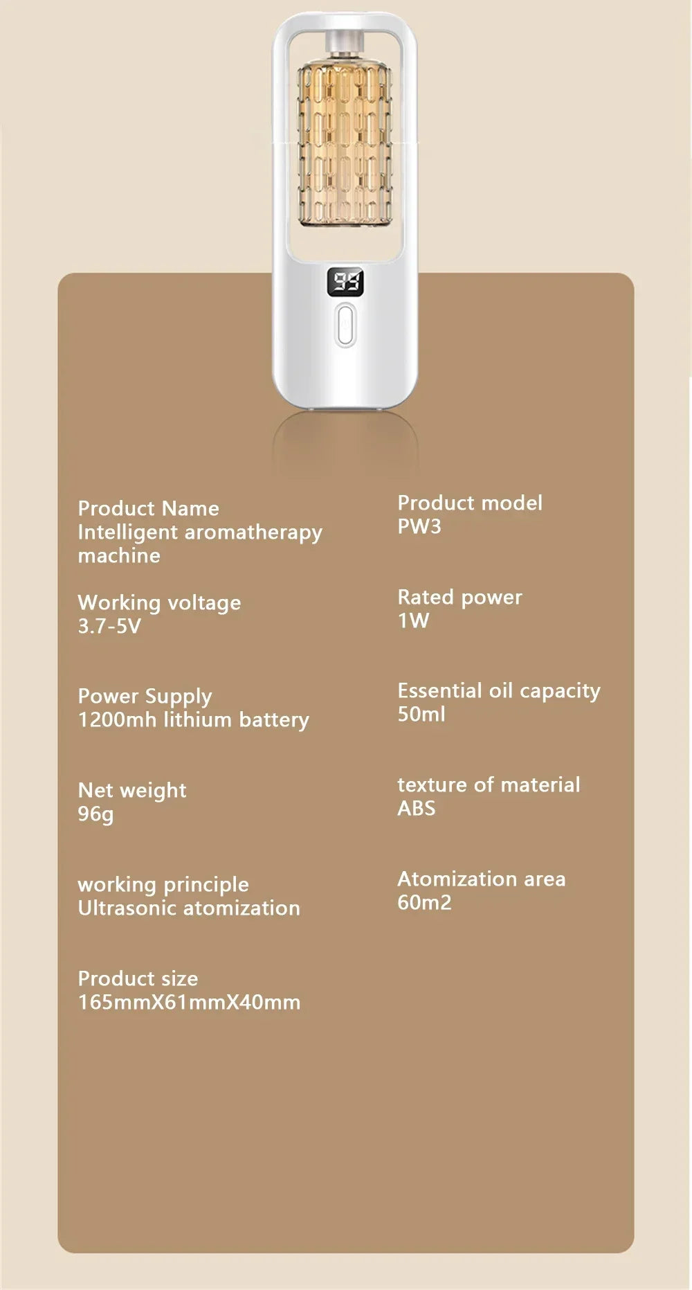 Portable Diffuser Automatic Electric Charge Aroma Machine with Essential Oils Fragrance Spray Wall-mounted Deodorization Toilet